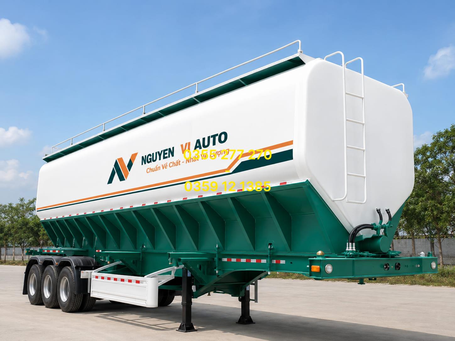 xe bồn chở cám HCM